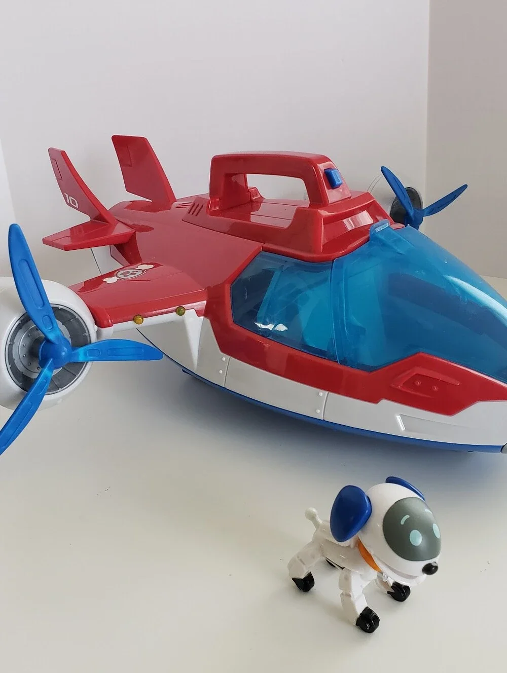 Paw Patrol Air Patroller Sounds Lights Plane and Robo Dog Toy Figure Playset